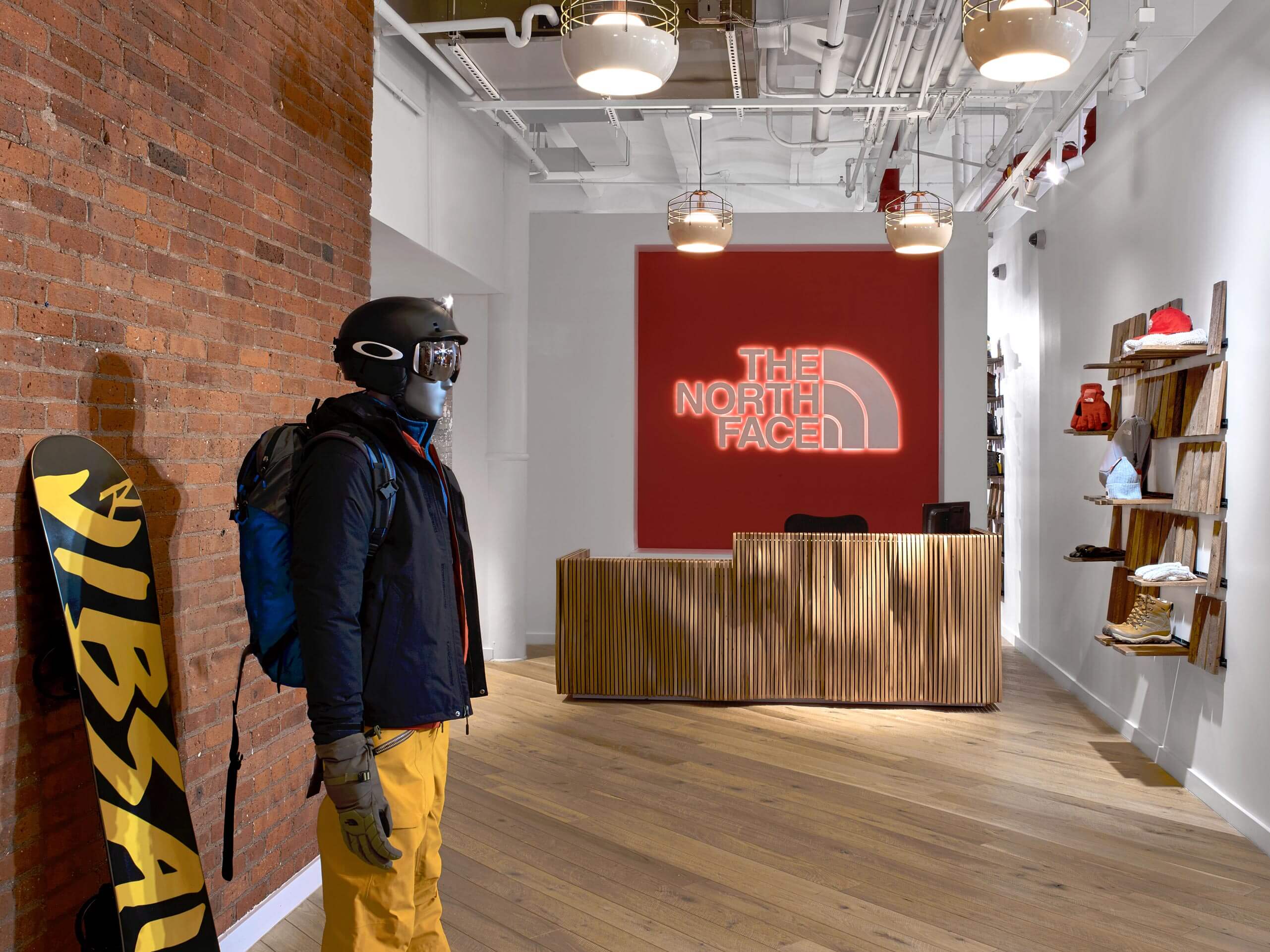 the north face showroom